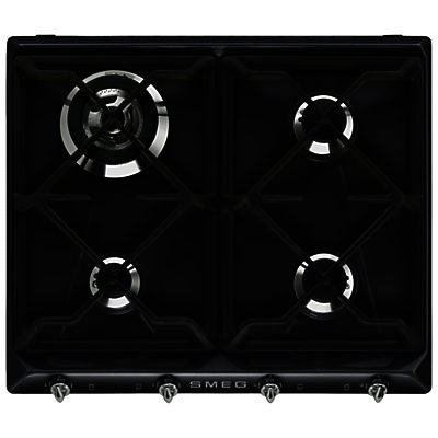 Smeg SR964NGH Victoria Gas Hob, Black